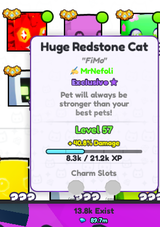 Signed (MrNefoli) Huge Cat Redstone