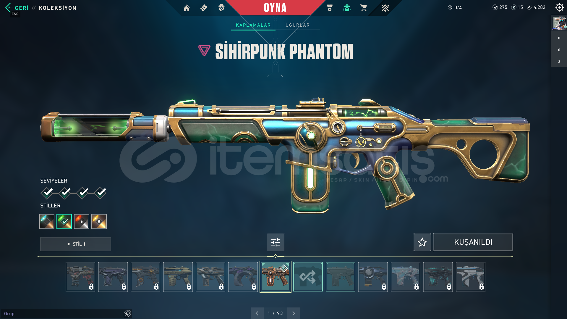 SİHİRPUNK PHANTOM TR MAİLLİ HESAP SİHİRPUNK PHANTOM TR MAİLLİ HESAP