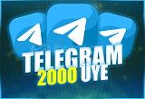 ⭐SIKINTISIZ⭐ 2000 TELEGRAM GERÇEK ÜYE