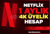 ⭐SIKINTISIZ 4K Netflix 1 Aylık + ULTRA HD⭐