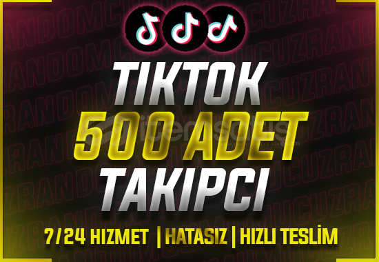 ⭐30G GARANTİ⭐TİKTOK 500 ADET TAKİPÇİ ⭐30G GARANTİ⭐TİKTOK 500 ADET TAKİPÇİ