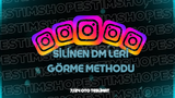 SİLİNEN DM LERİ GÖRME METHODU (İNSTAGRAM)