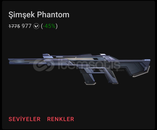 Şimşek phantom -45 hesap 12 seviyedir