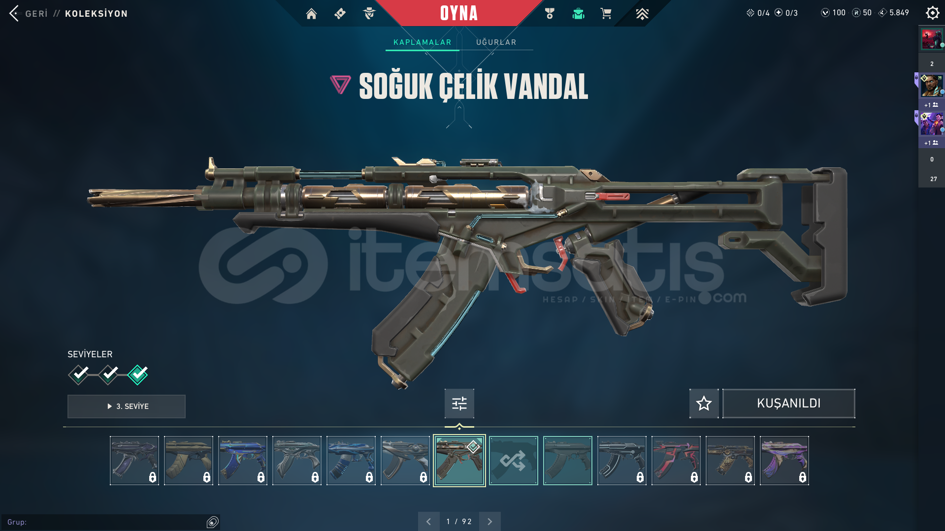ŞİMŞEK PHANTOM SÇ VANDAL TR KURULUM MAİLLİ HESP ŞİMŞEK PHANTOM SÇ VANDAL TR KURULUM MAİLLİ HESP