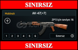 SINIRSIZ +7 AK-47