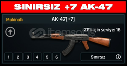 SINIRSIZ +7 AK-47 
