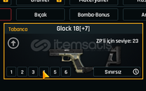 SINIRSIZ +7 GLOCK18