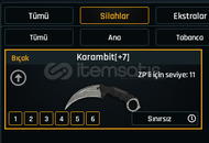 SINIRSIZ +7 KARAMBIT