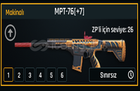 SINIRSIZZ +7 MPT-76