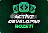 (Sınırsız) Active Developer Rozeti 