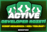 ⭐(SINIRSIZ) ACTİVE DEVELOPER ROZETİ⭐