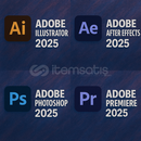 ⭐SINIRSIZ Adobe 2025 4ü Bir Arada⭐️