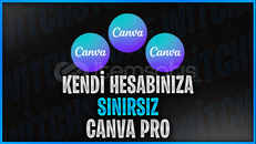 ⭐ SINIRSIZ CANVA PRO [GARANTİ] ⭐