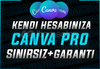 ⭐️[SINIRSIZ] CANVA PRO / KENDİ HESABINIZA