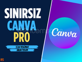 (SINIRSIZ) Canva Pro / Kendi Hesabınıza