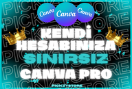 SINIRSIZ CANVA PRO | KENDİ HESABINIZA |