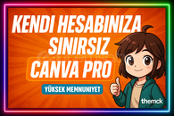 ⭐️☘️SINIRSIZ Canva Pro❤️Kendi Hesabınıza❤️