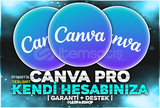 ⭐Kendi Hesabınıza⭐Sınırsız Erişim Canva Pro