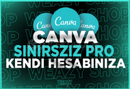 SINIRSIZ CANVA PRO KENDI HESABINIZA GARANTILI