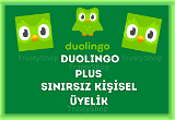 Sınırsız Duolingo Plus + Kişiye Özel + Destek