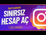 SINIRSIZ İNSTAGRAM HESAP OLUŞTURMA Method 