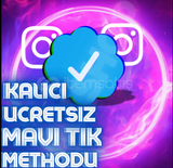 Sınırsız Kalıcı |Mavi tik