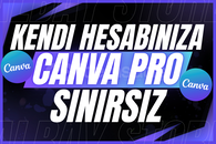 ⭐[SINIRSIZ] KENDİ HESABINIZA CANVA PRO⭐