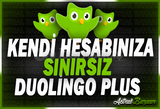 [SINIRSIZ] KENDİ HESABINIZA DUOLİNGO PLUS