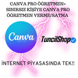  SINIRSIZ KİŞİYE CANVA PRO ÖĞRETMEN VERME/SATMA