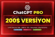 Sınırsız Limit - ChatGPT Pro 5.0 + Dall e 