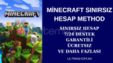 SINIRSIZ MİNECRAFT HESABI ALMA METHOD