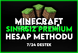 [SINIRSIZ]Minecraft Hesap Methodu