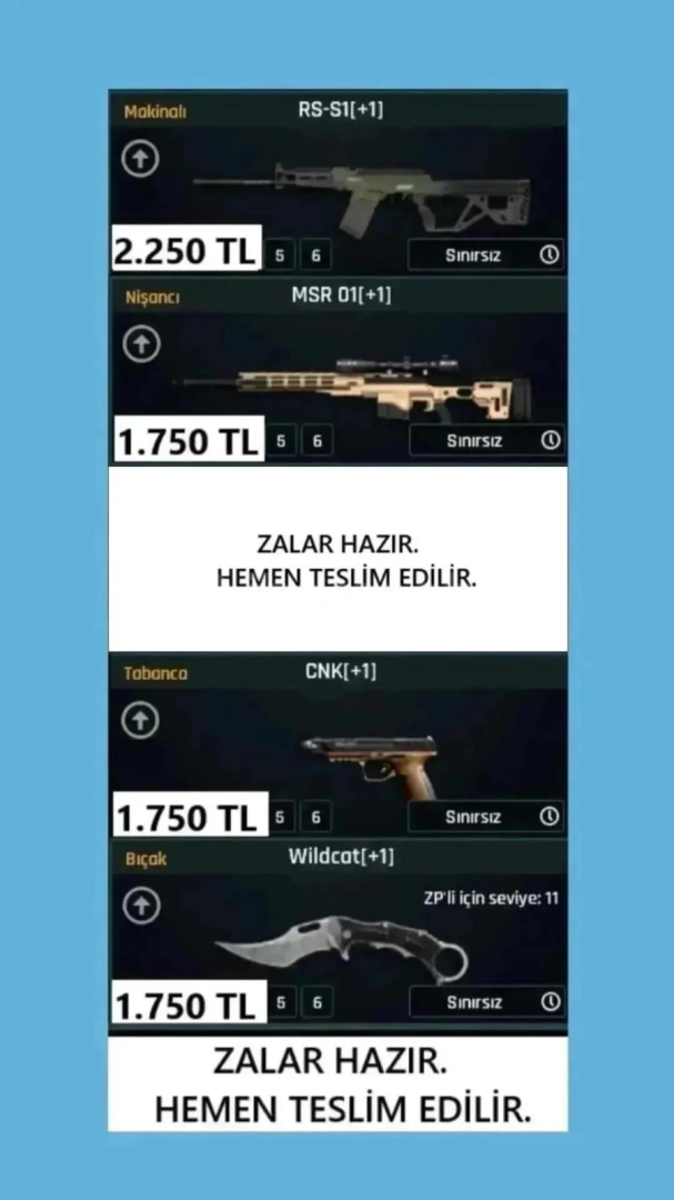SINIRSIZ RS-MSR01-CNK-WİLDCAT SATILIR. SINIRSIZ RS-MSR01-CNK-WİLDCAT SATILIR.