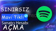 İSTEDİĞİNİZ KADAR SPOTİFY SANATCI HESABI AÇMA