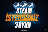 ⭐İSTEDİĞİNİZ 3 OYUN + SINIRSIZ + 7/24 OTO⭐