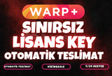 ⭐️ [SINIRSIZ] WARP+ PLUS | Sınırsız Key ⭐️