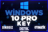 (SINIRSIZ) WİNDOWS 10/11 PRO KEY (OTOTESLİM)