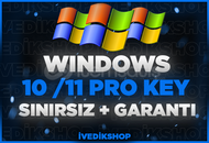 Sınırsız | Windows 10/11 Pro Key