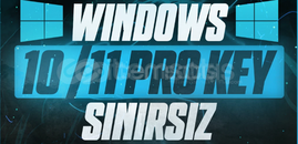 ⭐SINIRSIZ! Windows 10/11 Pro Key GARANTİLİ!⭐