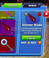 ⭐Sinister blade ⭐