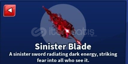 ROBLOX SINISTER BLADE + DUAL OBSIDIAN SCYTHE ROBLOX SINISTER BLADE + DUAL OBSIDIAN SCYTHE
