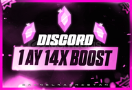 ⭐️[SİTELİ] DİSCORD 1 AYLIK 14X BOOST ⭐️