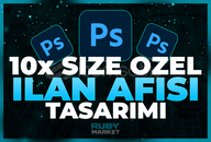 ⭐️[SİZE ÖZEL] 10x İlan Afişi Tasarımı ⭐️