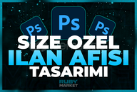 ⭐️[SİZE ÖZEL] 1x İlan Afişi Tasarımı ⭐️
