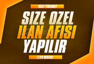 ⭐️[SİZE ÖZEL] 1x İlan Afişi Tasarımı ⭐️