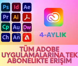 Size Özel Adobe CC 2025 Ful Paket 4-aylık Size Özel Adobe CC 2025 Ful Paket 4-aylık
