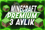⭐[SIZE OZEL HIZLI] 3 Aylık Minecraft Premium ⭐