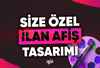 ⭐SİZE ÖZEL İLAN AFİŞ TASARIM