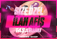 ⭐️ SİZE ÖZEL İLAN AFİŞ TASARIMI ⭐️