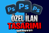 Size Özel İlan Afişi (Fotoğrafı) Tasarımı